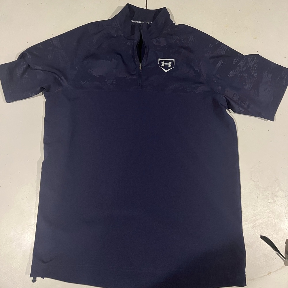 Under Armour Men's Baseball Dark Blue Polo